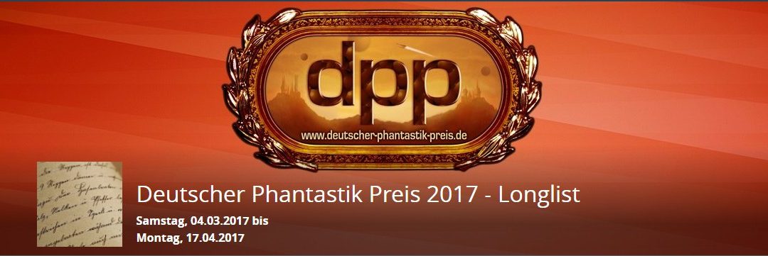 „Die Magie der Namen“ ist nominiert für den Deutschen Phantastik Preis 2017