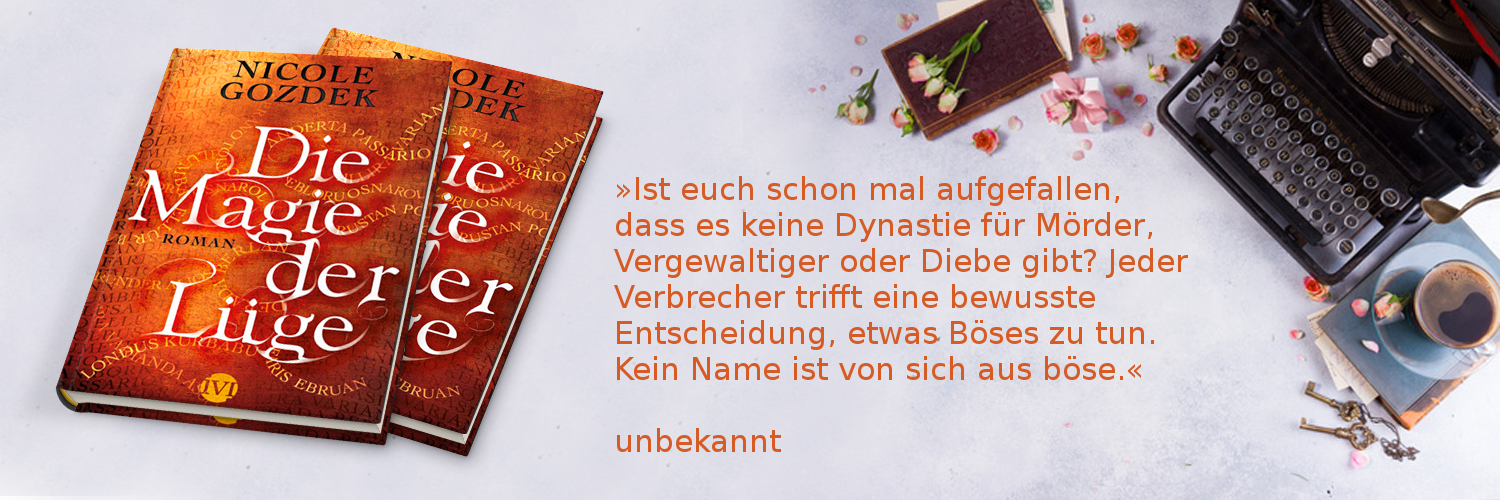Zitat aus dem Roman "Die Magie der Lüge", Bücher und Schreibbedarf