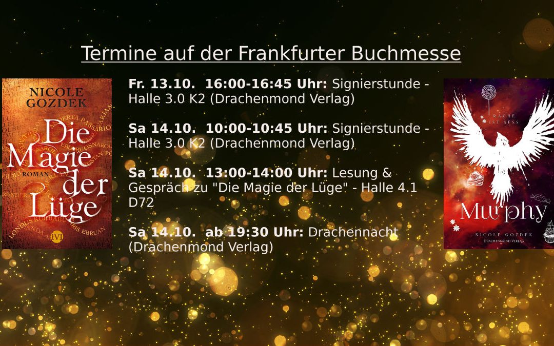 Termine auf der Frankfurter Buchmesse 2017