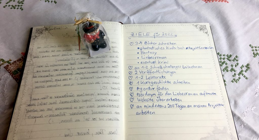 Meine Ziele für 2022: schreiben, veröffentlichen, Agentur finden und mehr