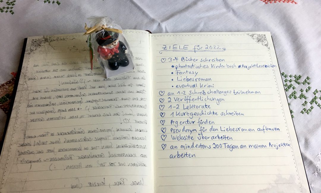 Meine Ziele für 2022: schreiben, veröffentlichen und mehr