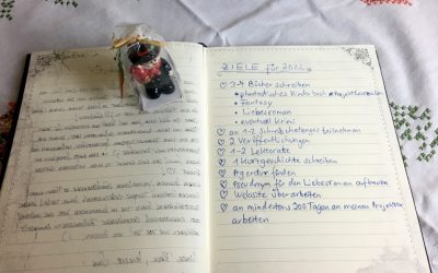 Meine Ziele für 2022: schreiben, veröffentlichen und mehr