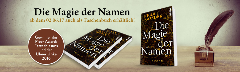 Ankündigung: „Die Magie der Namen“ als Taschenbuch