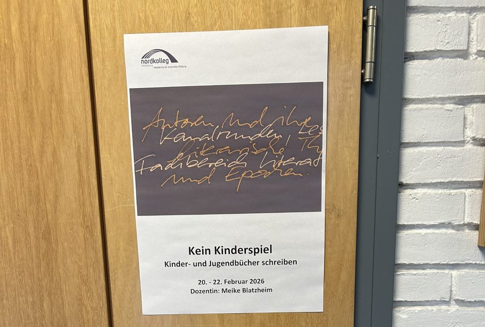 Wie? Du hast jetzt erst deinen ersten Schreibkurs gemacht?